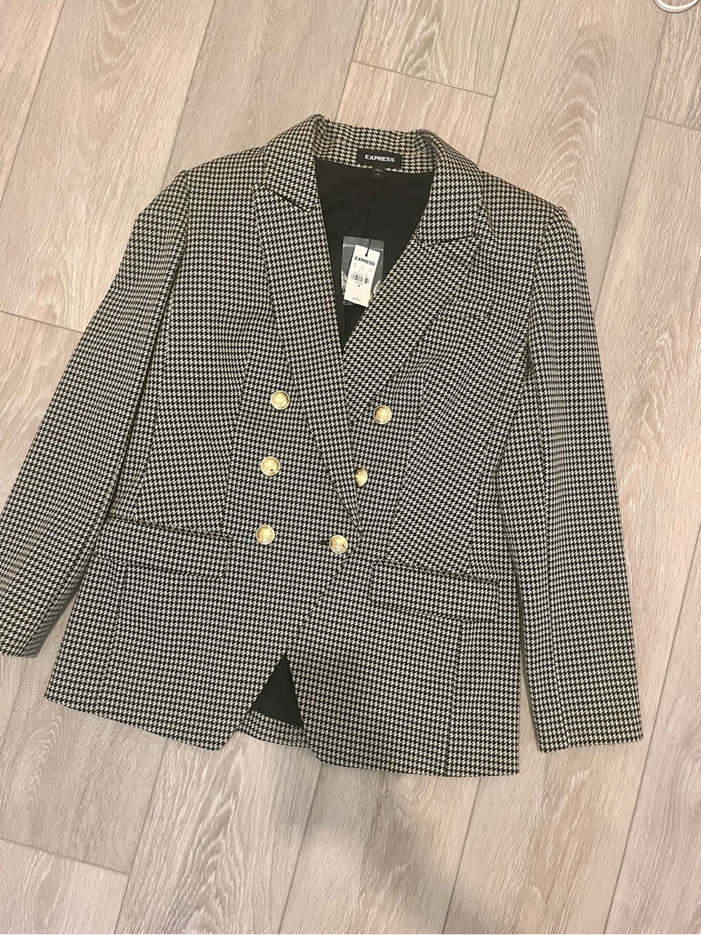 NWT Express Houndstooth Blazer